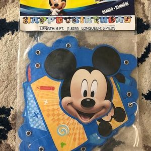 Disney Jr. Mickey Mouse Happy Birthday Banner